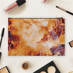 Burnt paper texture print design Cosmetic Bag (Large) from ArtsNow.com Back