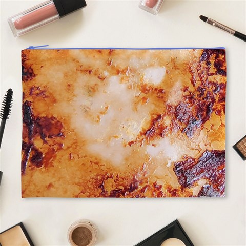Burnt paper texture print design Cosmetic Bag (XL) from ArtsNow.com Front