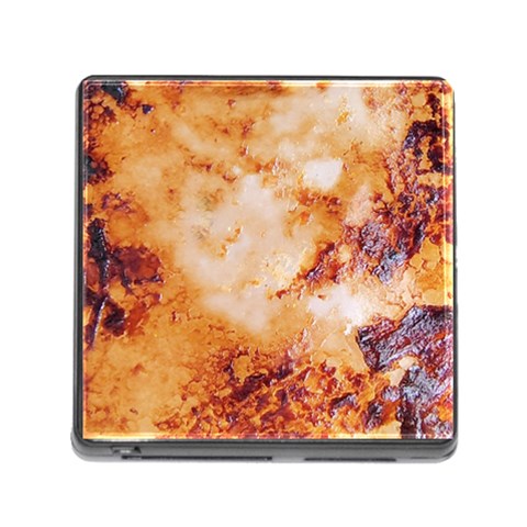 Burnt paper texture print design Memory Card Reader (Square 5 Slot) from ArtsNow.com Front