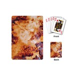 Burnt paper texture print design Playing Cards Single Design (Mini)