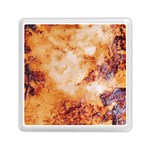 Burnt paper texture print design Memory Card Reader (Square)