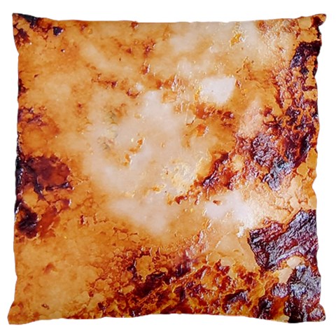 Burnt paper texture print design Large Cushion Case (Two Sides) from ArtsNow.com Front