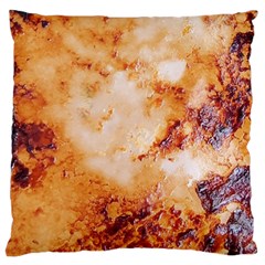 Burnt paper texture print design Large Cushion Case (Two Sides) from ArtsNow.com Back