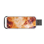 Burnt paper texture print design Portable USB Flash (Two Sides)