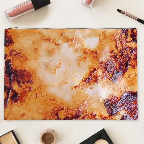 Burnt paper texture print design Cosmetic Bag (XXL) from ArtsNow.com Front