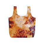 Burnt paper texture print design Full Print Recycle Bag (S)
