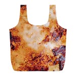 Burnt paper texture print design Full Print Recycle Bag (L)