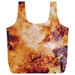 Burnt paper texture print design Full Print Recycle Bag (XL)