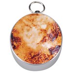 Burnt paper texture print design Silver Compasses