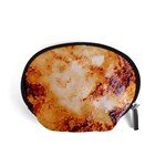 Burnt paper texture print design Accessory Pouch (Small)