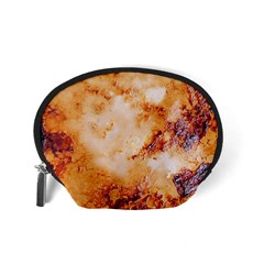 Burnt paper texture print design Accessory Pouch (Small) from ArtsNow.com Back