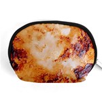 Burnt paper texture print design Accessory Pouch (Medium)