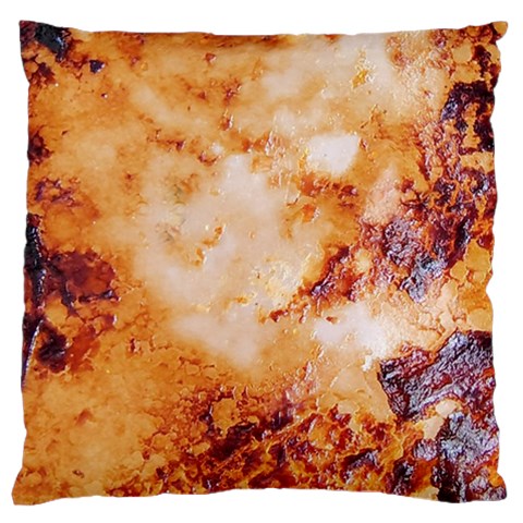 Burnt paper texture print design Standard Premium Plush Fleece Cushion Case (One Side) from ArtsNow.com Front