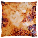 Burnt paper texture print design Standard Premium Plush Fleece Cushion Case (Two Sides)
