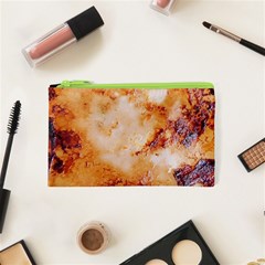 Burnt paper texture print design Cosmetic Bag (XS) from ArtsNow.com Front