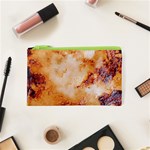 Burnt paper texture print design Cosmetic Bag (XS)