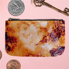 Burnt paper texture print design Large Coin Purse from ArtsNow.com Front