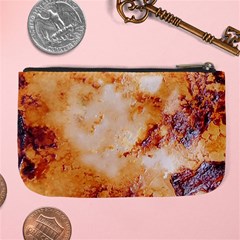 Burnt paper texture print design Large Coin Purse from ArtsNow.com Back