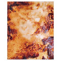 Burnt paper texture print design Drawstring Pouch (XL) from ArtsNow.com Back