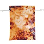 Burnt paper texture print design Lightweight Drawstring Pouch (XL)
