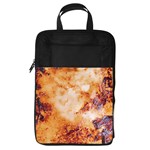 Burnt paper texture print design Foldable Shoe Storage Bag