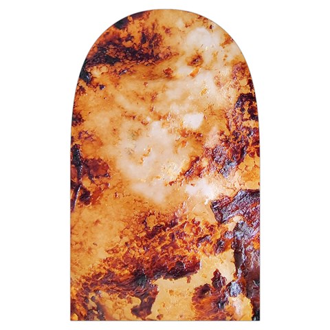 Burnt paper texture print design Microwave Oven Glove from ArtsNow.com Back