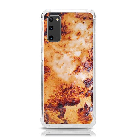 Burnt paper texture print design Samsung Galaxy S20 6.2 Inch TPU UV Case from ArtsNow.com Front
