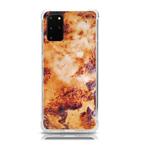 Burnt paper texture print design Samsung Galaxy S20 Plus 6.7 Inch TPU UV Case from ArtsNow.com Front