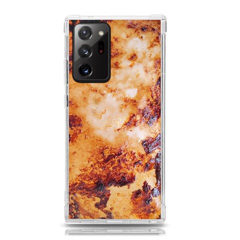 Burnt paper texture print design Samsung Galaxy Note 20 Ultra TPU UV Case from ArtsNow.com Front