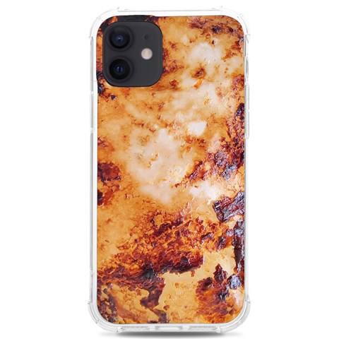 Burnt paper texture print design iPhone 12/12 Pro TPU UV Print Case from ArtsNow.com Front