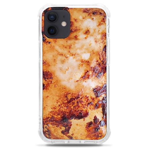 Burnt paper texture print design iPhone 12 mini TPU UV Print Case	 from ArtsNow.com Front