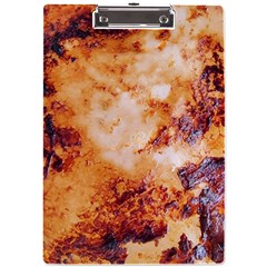 Burnt paper texture print design A4 Acrylic Clipboard from ArtsNow.com Front