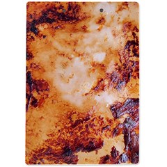 Burnt paper texture print design A4 Acrylic Clipboard from ArtsNow.com Back