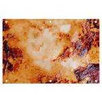 Burnt paper texture print design Banner and Sign 6  x 4 