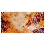 Burnt paper texture print design Banner and Sign 8  x 4 