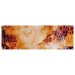 Burnt paper texture print design Banner and Sign 12  x 4 