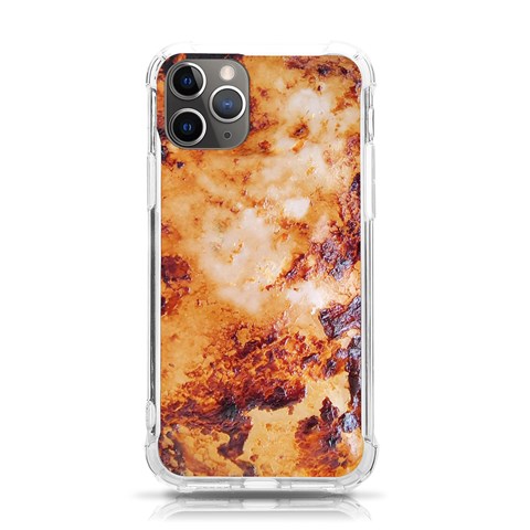 Burnt paper texture print design iPhone 11 Pro 5.8 Inch TPU UV Print Case from ArtsNow.com Front