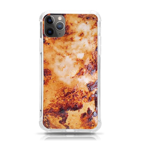 Burnt paper texture print design iPhone 11 Pro Max 6.5 Inch TPU UV Print Case from ArtsNow.com Front
