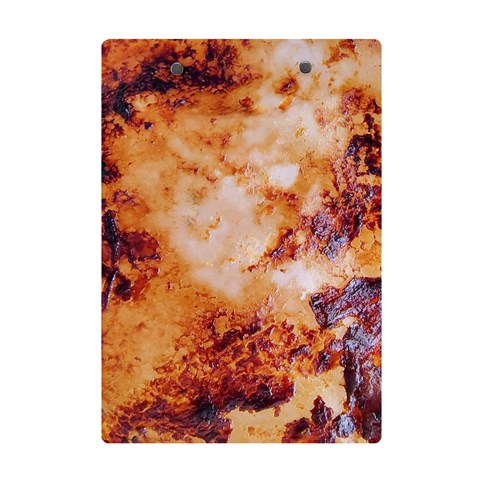 Burnt paper texture print design A5 Acrylic Clipboard from ArtsNow.com Back