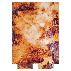 Burnt paper texture print design Automatic Folding Umbrella with Case (Small) from ArtsNow.com Case
