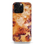 Burnt paper texture print design iPhone 16 Pro TPU UV Print Case