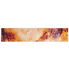 Burnt paper texture print design 12 X60  Small Premium Plush Fleece Scarf from ArtsNow.com Back