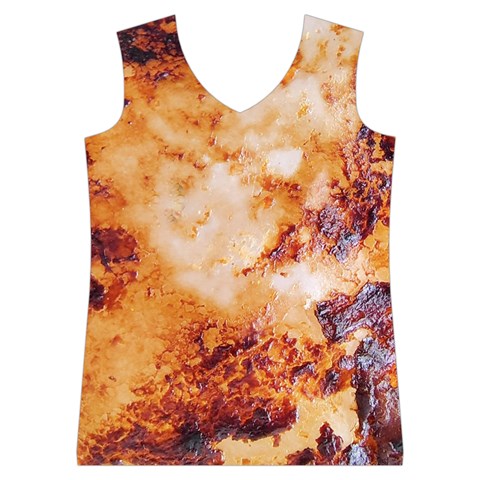 Burnt paper texture print design Women s Basketball Tank Top from ArtsNow.com Front
