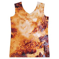 Burnt paper texture print design Women s Basketball Tank Top from ArtsNow.com Front
