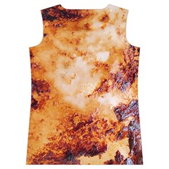 Burnt paper texture print design Women s Basketball Tank Top from ArtsNow.com Back