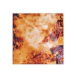 Burnt paper texture print design 22  x 22  Satin Bandana Scarf