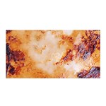 Burnt paper texture print design Satin Wrap 35  x 70 