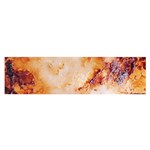 Burnt paper texture print design 16 x 60  Oblong Satin Scarf