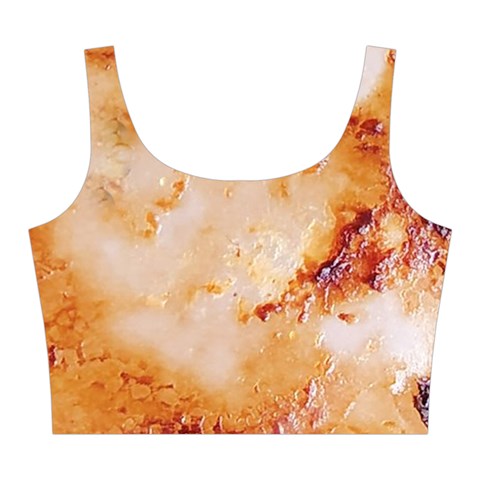 Burnt paper texture print design Midi Sleeveless Dress from ArtsNow.com Top Back