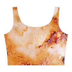 Burnt paper texture print design Midi Sleeveless Dress from ArtsNow.com Top Back